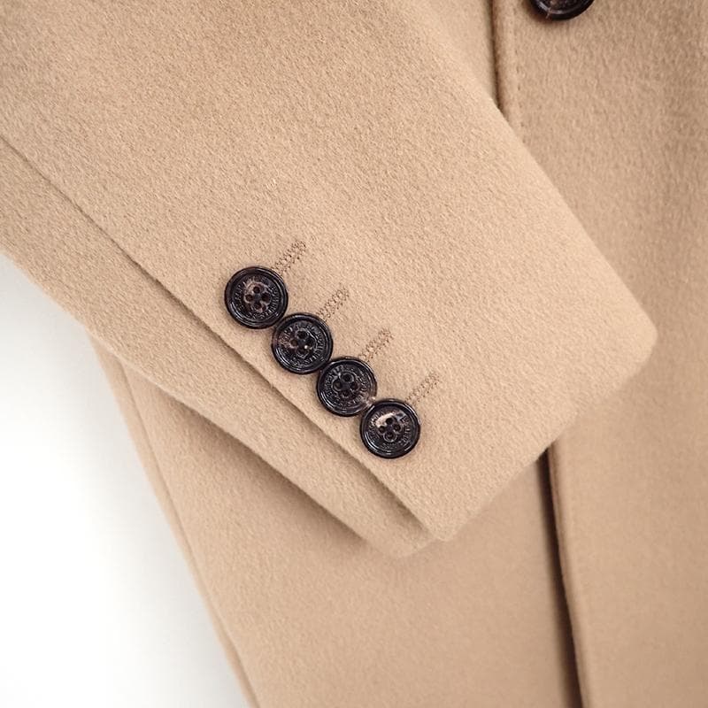 ブラックレーベル クレストブリッジ チェスターコート M ベージュ ウール