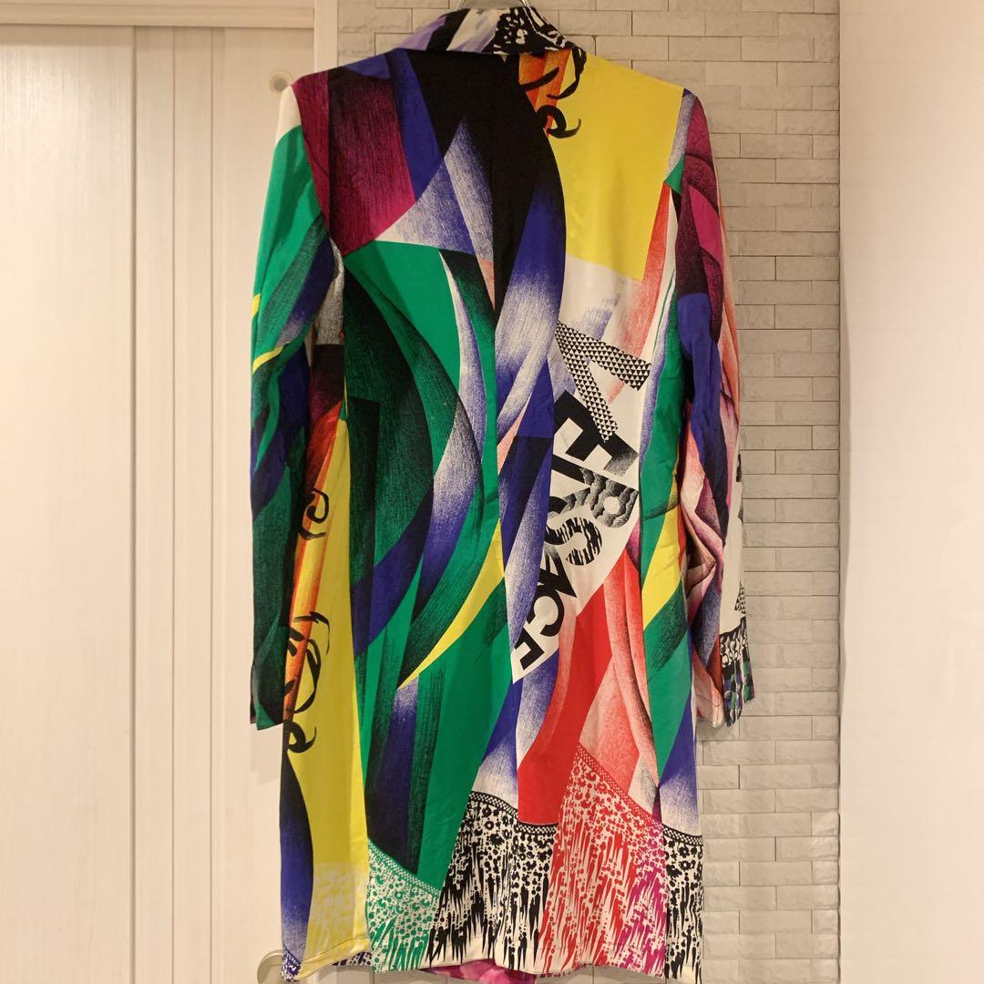 GIANNI VERSACE　ジャンニヴェルサーチ　シルクジャケット　40 ロゴ