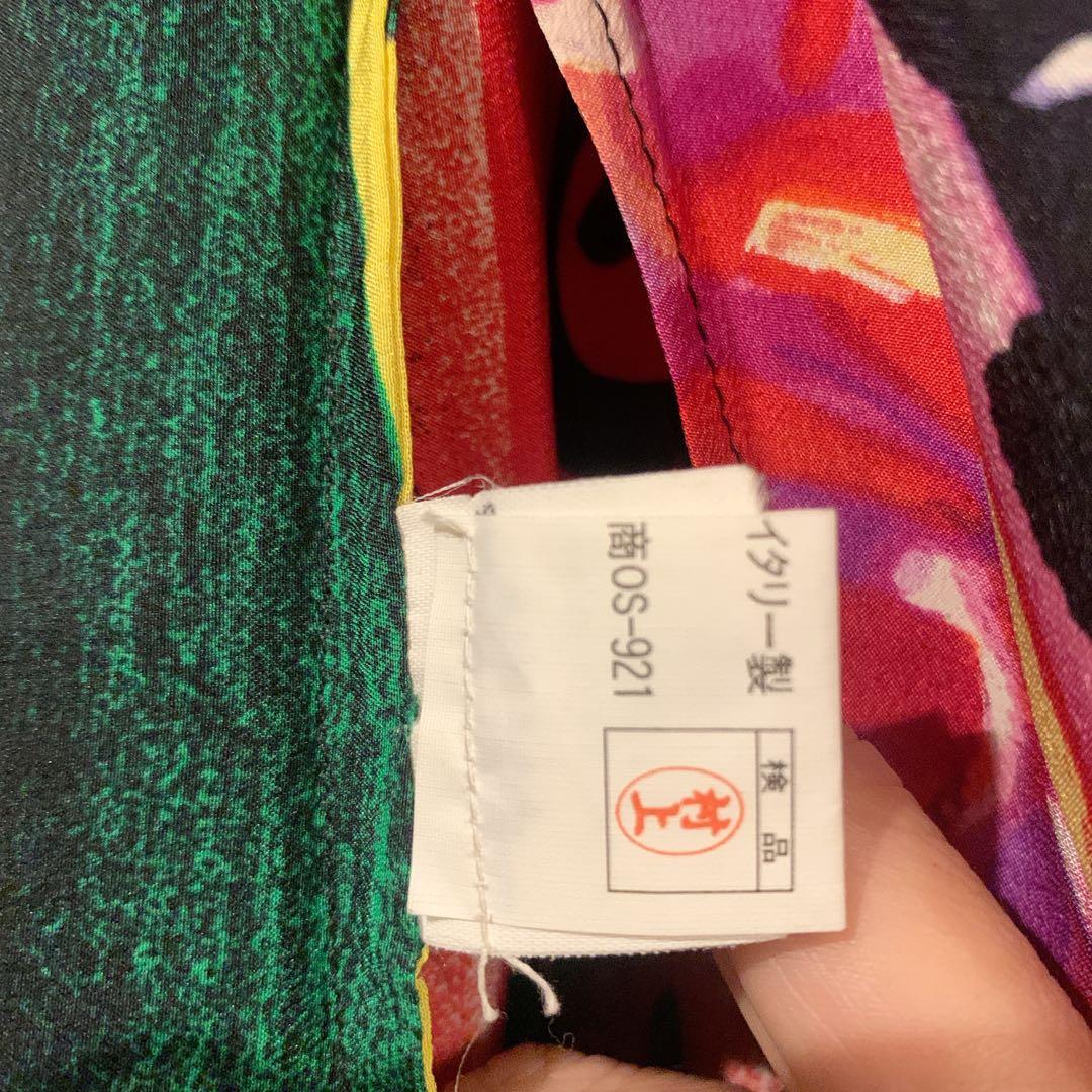 GIANNI VERSACE　ジャンニヴェルサーチ　シルクジャケット　40 ロゴ