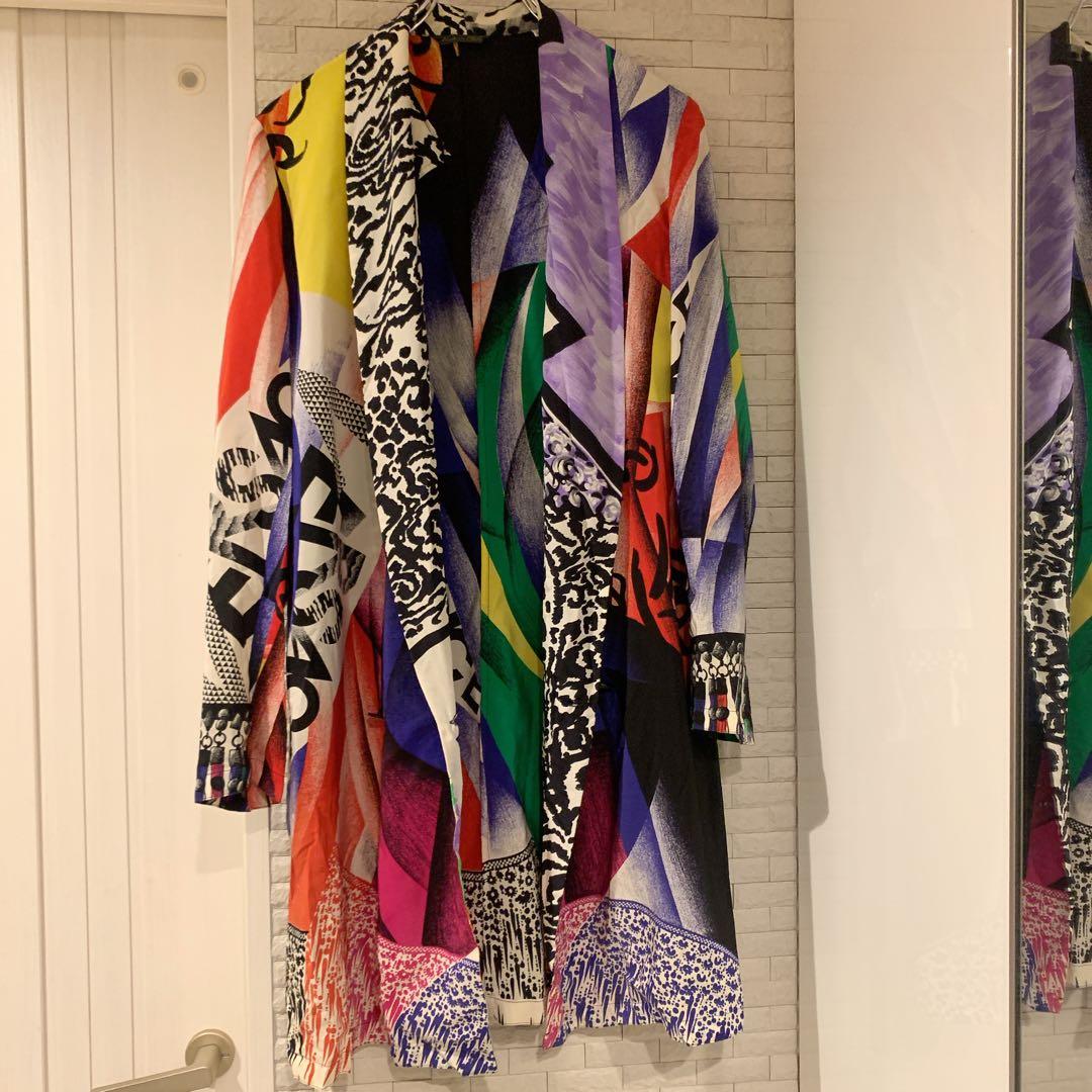 GIANNI VERSACE　ジャンニヴェルサーチ　シルクジャケット　40 ロゴ