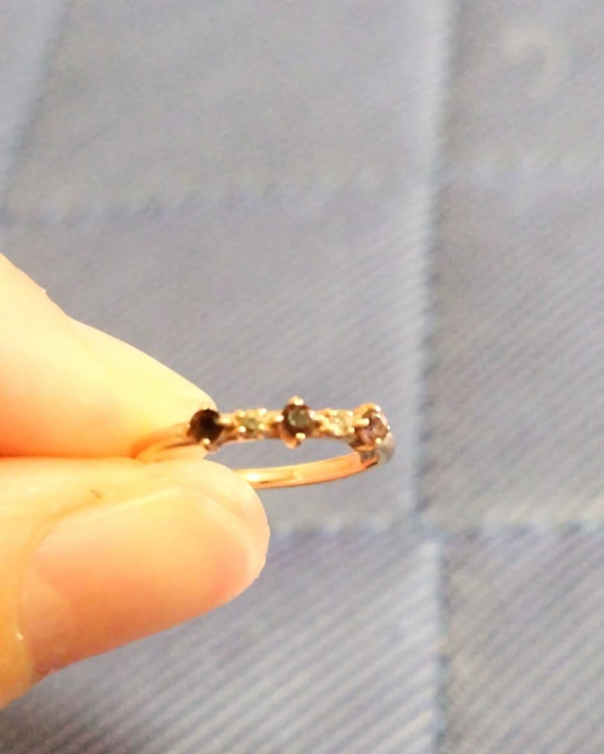 アメジスト ピンキーリング