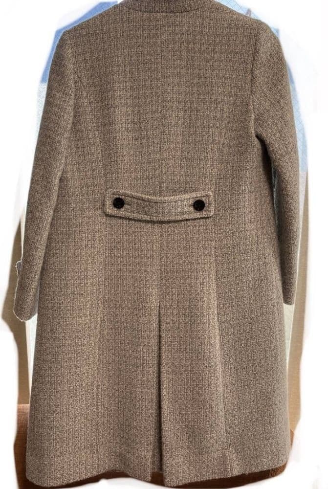 Paul Stuart ポール・スチュアート グレー スタンドカラーコート　Ｓ