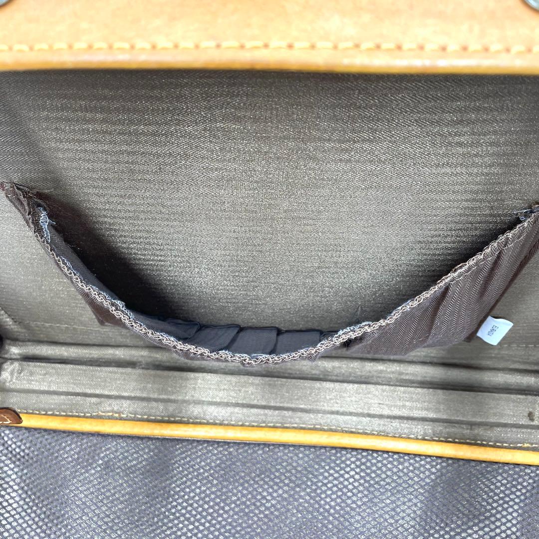 シフレ ユーラシアトランク キャリーケース レザー 豚 キャメル系