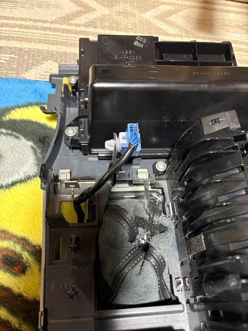 マークX GRX130 前期ヴェルティガ 内装パネル4点セット 黒木目調