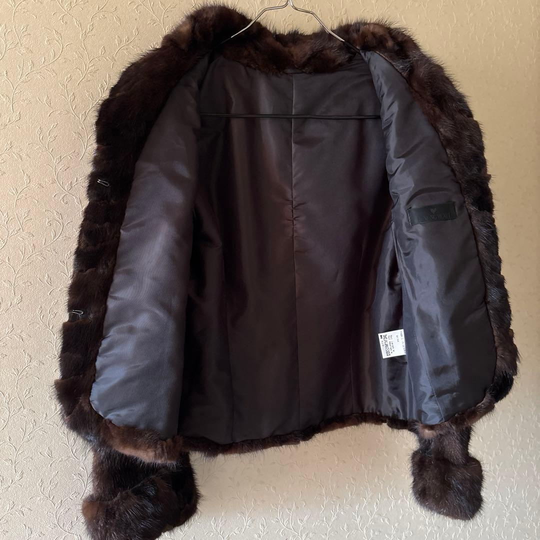 ◆BEATING HEART◆デンマーク製ミンク使用 ミンクファーショートコート