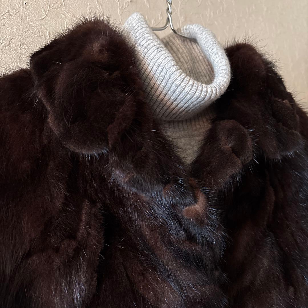 ◆BEATING HEART◆デンマーク製ミンク使用 ミンクファーショートコート