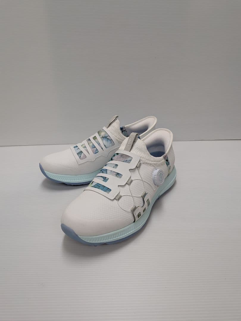 【美品】スケッチャーズ ハンズフリー ゴルフシューズ白/27.0