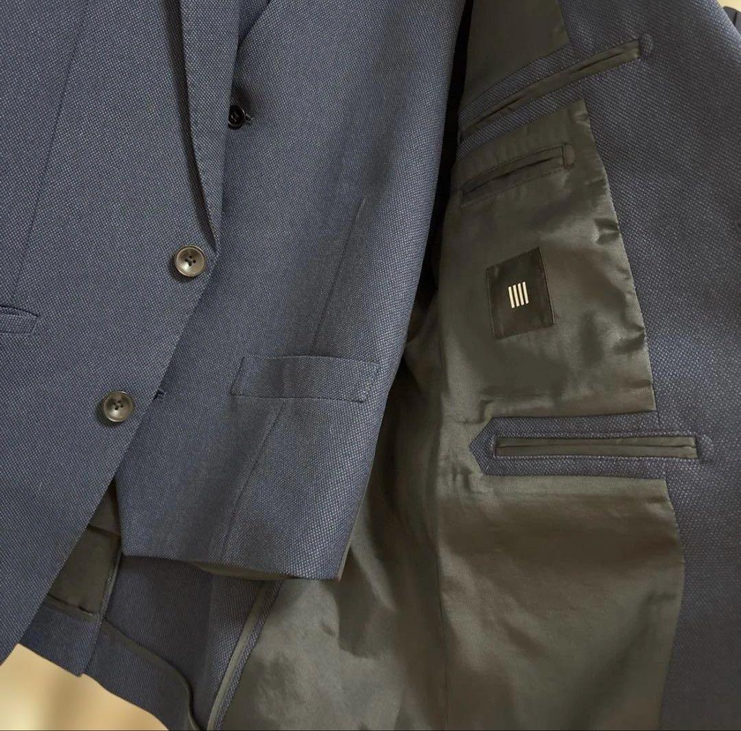 未使用 SUIT SELECT レギュラーフィット　スリーピーススーツ ネイビー