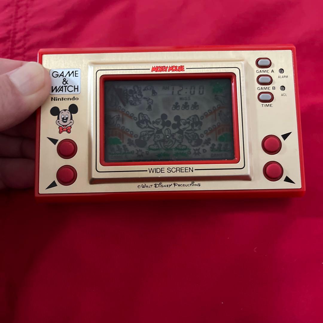 電池フタ無　ミッキーマウス　ゲームウォッチ 任天堂　GAME & WATCH