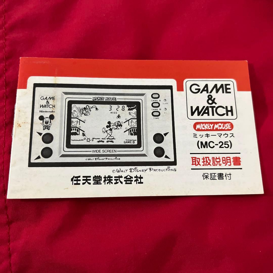 電池フタ無　ミッキーマウス　ゲームウォッチ 任天堂　GAME & WATCH