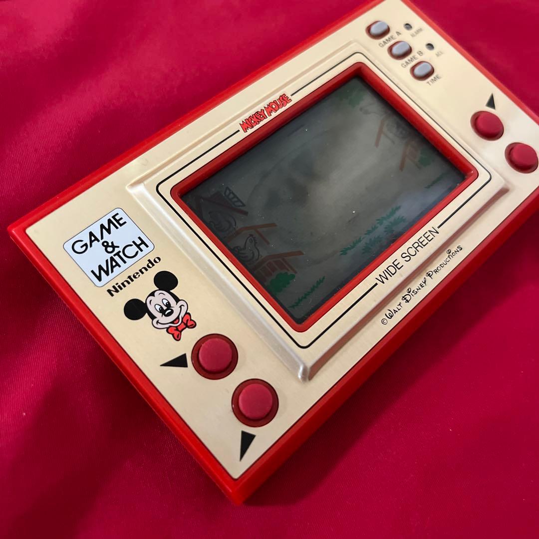 電池フタ無　ミッキーマウス　ゲームウォッチ 任天堂　GAME & WATCH
