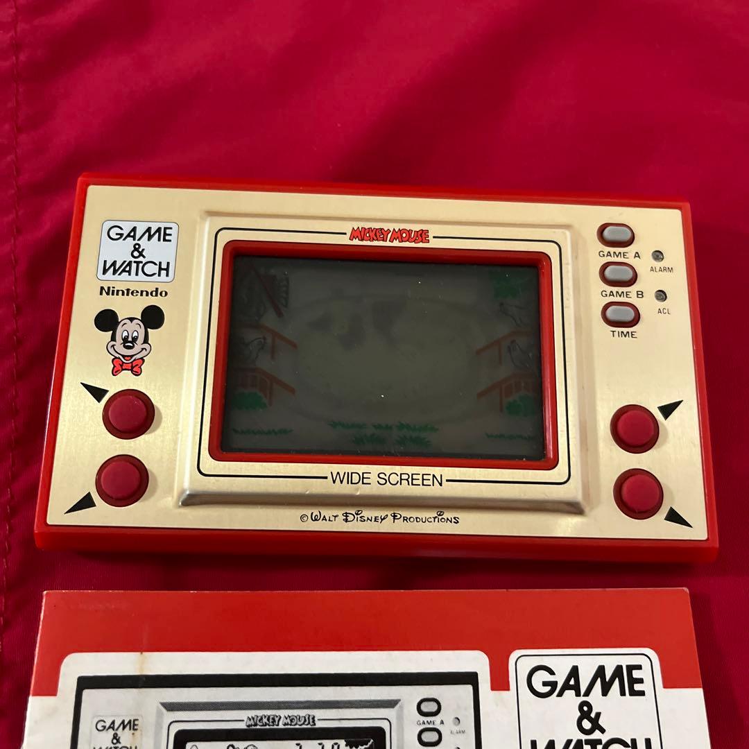 電池フタ無　ミッキーマウス　ゲームウォッチ 任天堂　GAME & WATCH