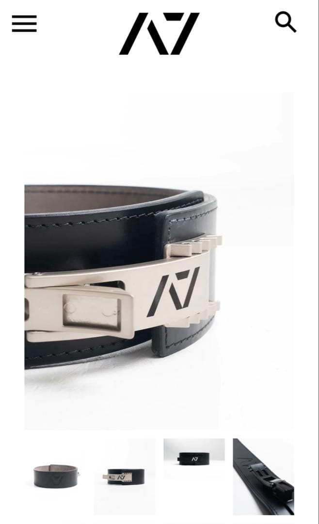 【新品未使用】A7 PAL レバーベルト　10mm Mサイズ