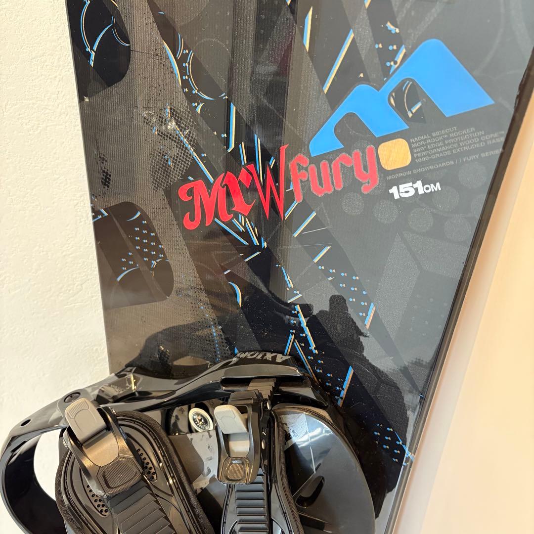 【極美品】MORROW モロー151cm スノーボード　ビンディング　セット