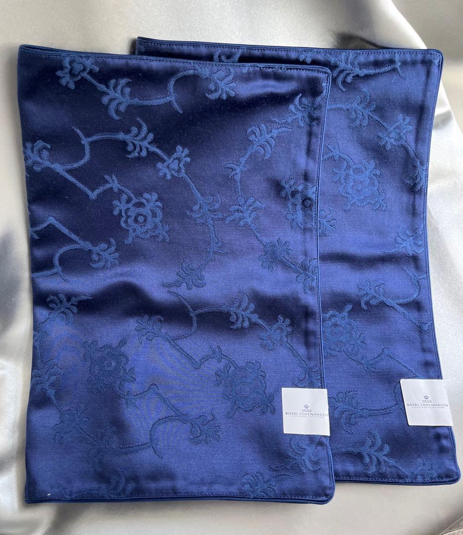【未使用】貴重★ロイヤルコペンハーゲン ブルーフルーテッド柄 ランチョンマット