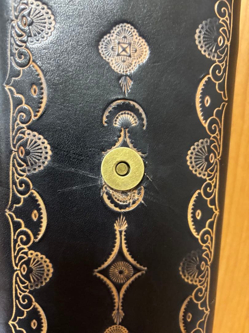 ビリヤード　キューケース 2×3 J.FLOWERS レザー　中古　難あり