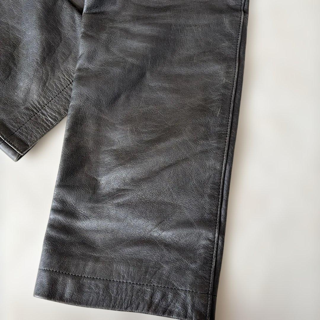 値下げ！ダイネーゼバイク用本革メンズパンツ　ブラック46