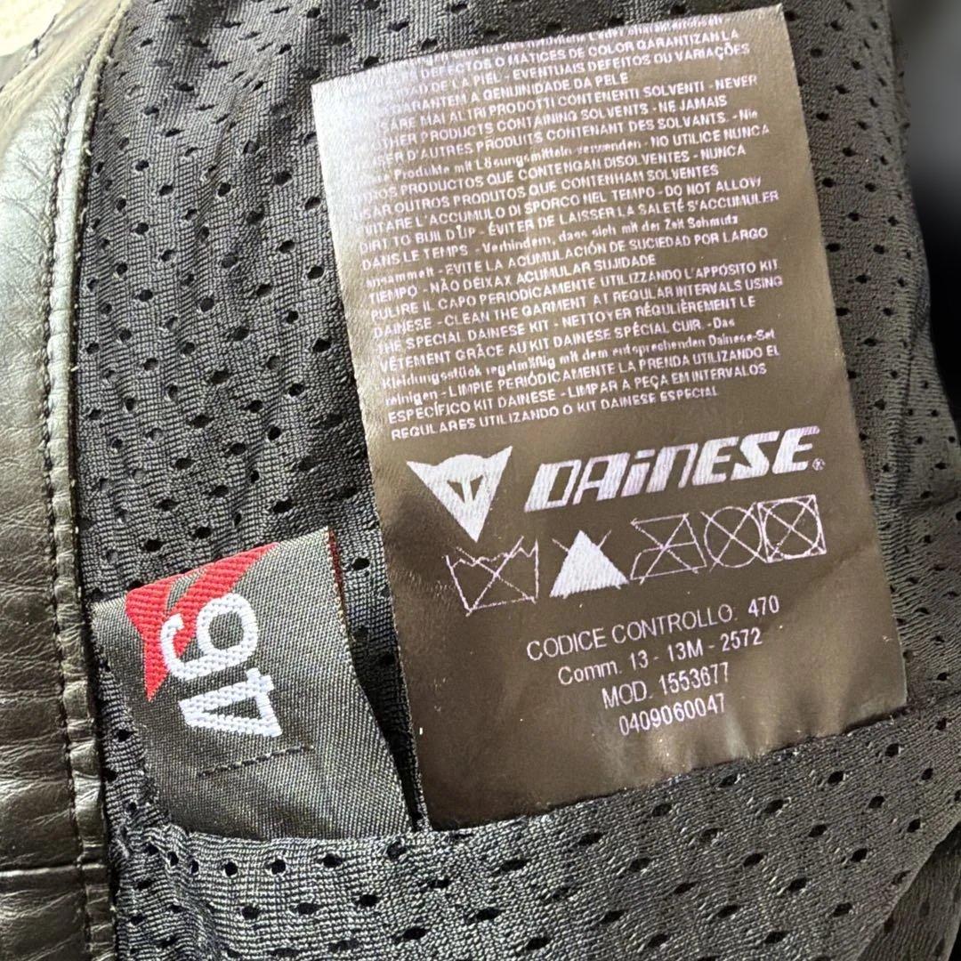 値下げ！ダイネーゼバイク用本革メンズパンツ　ブラック46