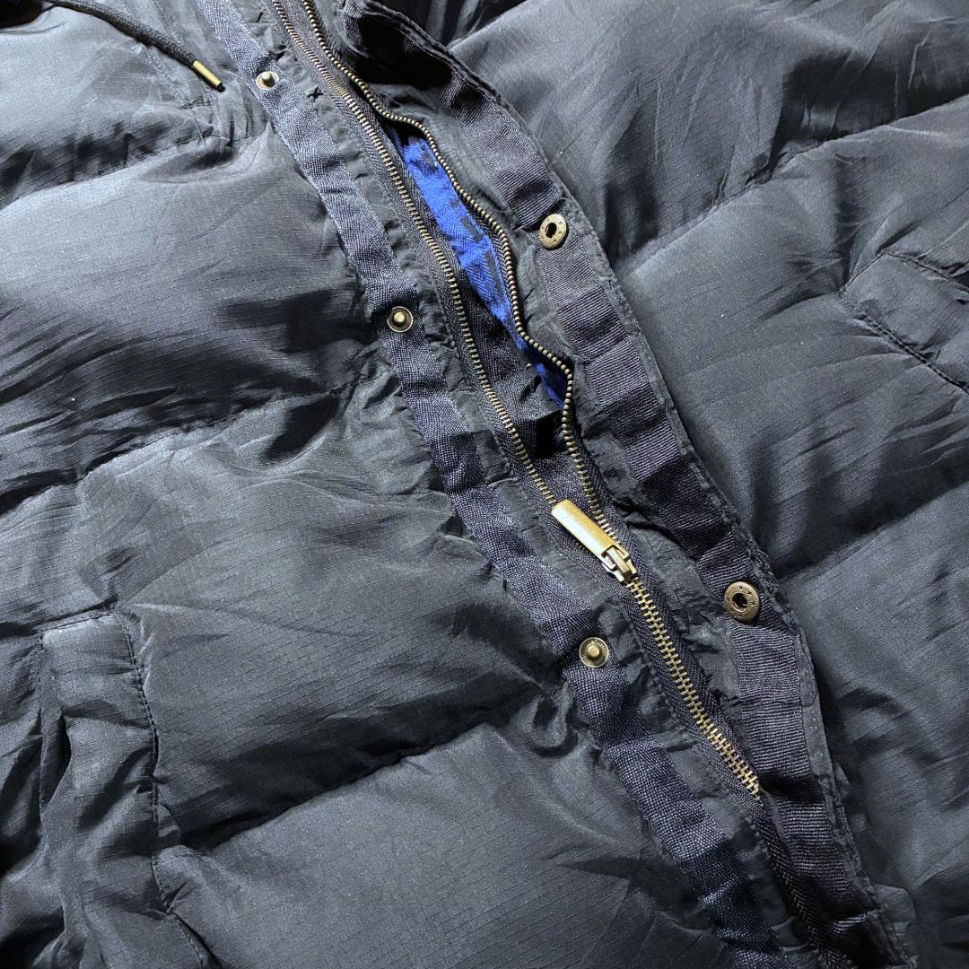 ダウンベスト 3XL B.E.C PITS 刺繍 ピットブル ブラック AKOO