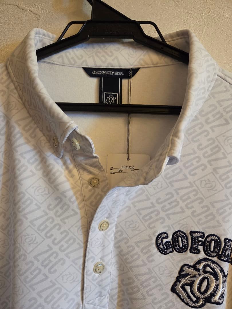 新品・未使用 ZOY ゾーイ メンズ 長袖ポロシャツ Lサイズ