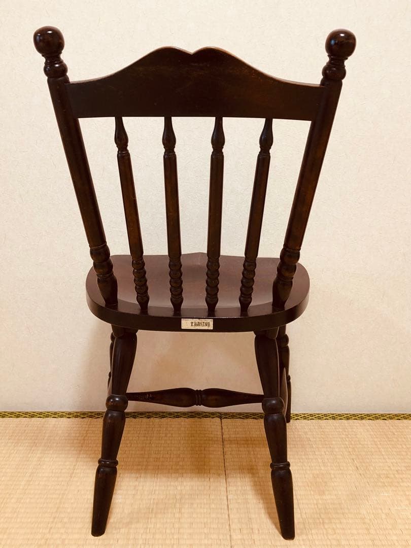 【送料込み】当時物 北海道民芸家具 ダイニングチェアー 2脚あります①