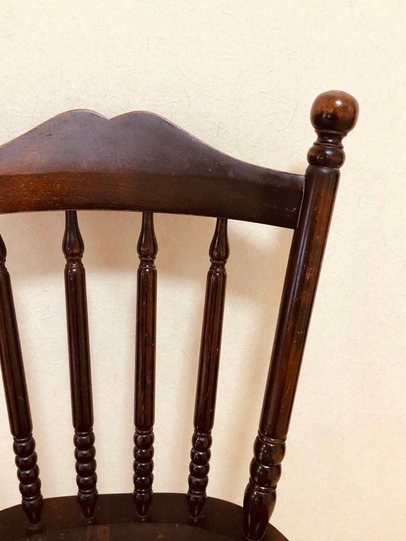 【送料込み】当時物 北海道民芸家具 ダイニングチェアー 2脚あります①