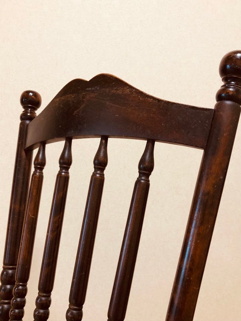 【送料込み】当時物 北海道民芸家具 ダイニングチェアー 2脚あります①