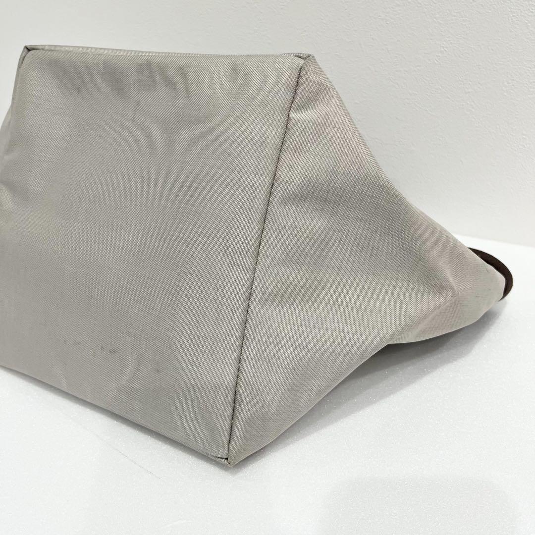 choco＊　エルベシャプリエ トートバッグ マスティック×モカ　Mサイズ