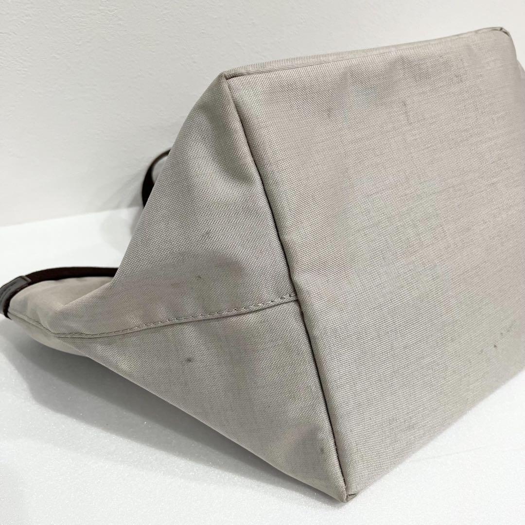 choco＊　エルベシャプリエ トートバッグ マスティック×モカ　Mサイズ