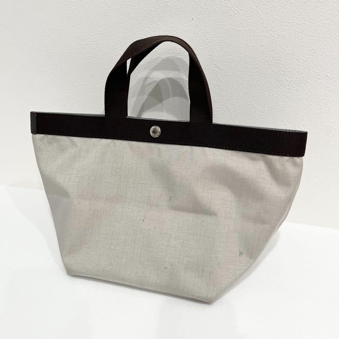 choco＊　エルベシャプリエ トートバッグ マスティック×モカ　Mサイズ