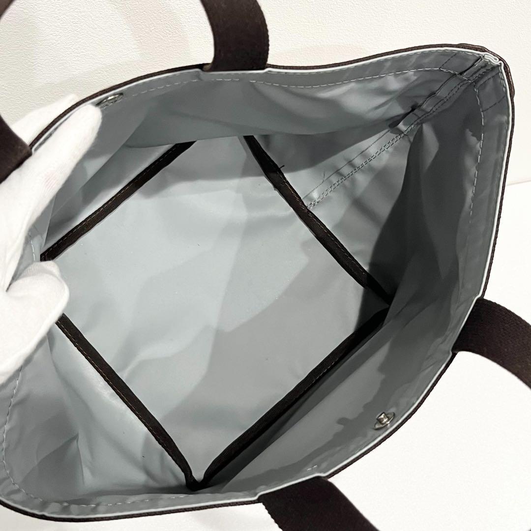 choco＊　エルベシャプリエ トートバッグ マスティック×モカ　Mサイズ