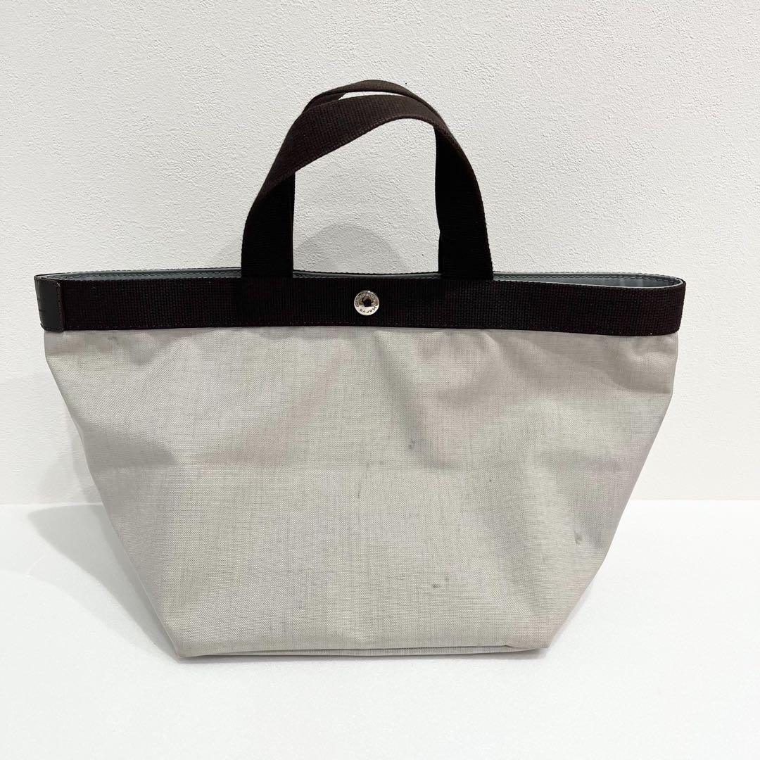 choco＊　エルベシャプリエ トートバッグ マスティック×モカ　Mサイズ