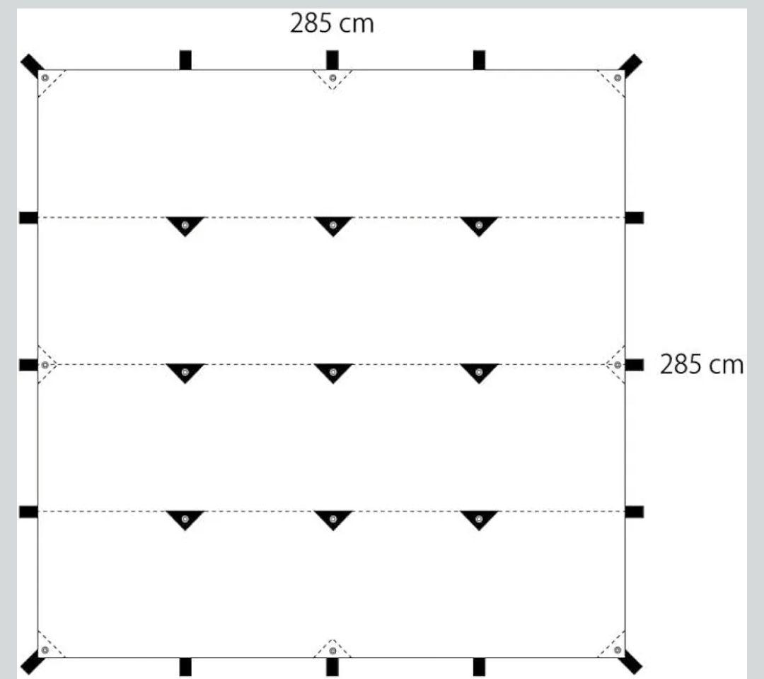 テンマクデザイン/男前タープ/スクエアタープ/ソロキャンプ