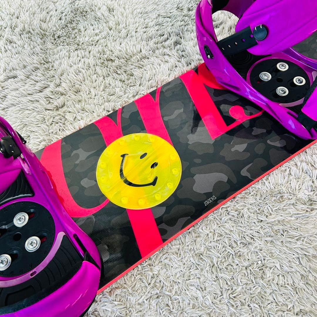 【初心者おすすめ】SAFARI レディース スノーボード セット 139cm