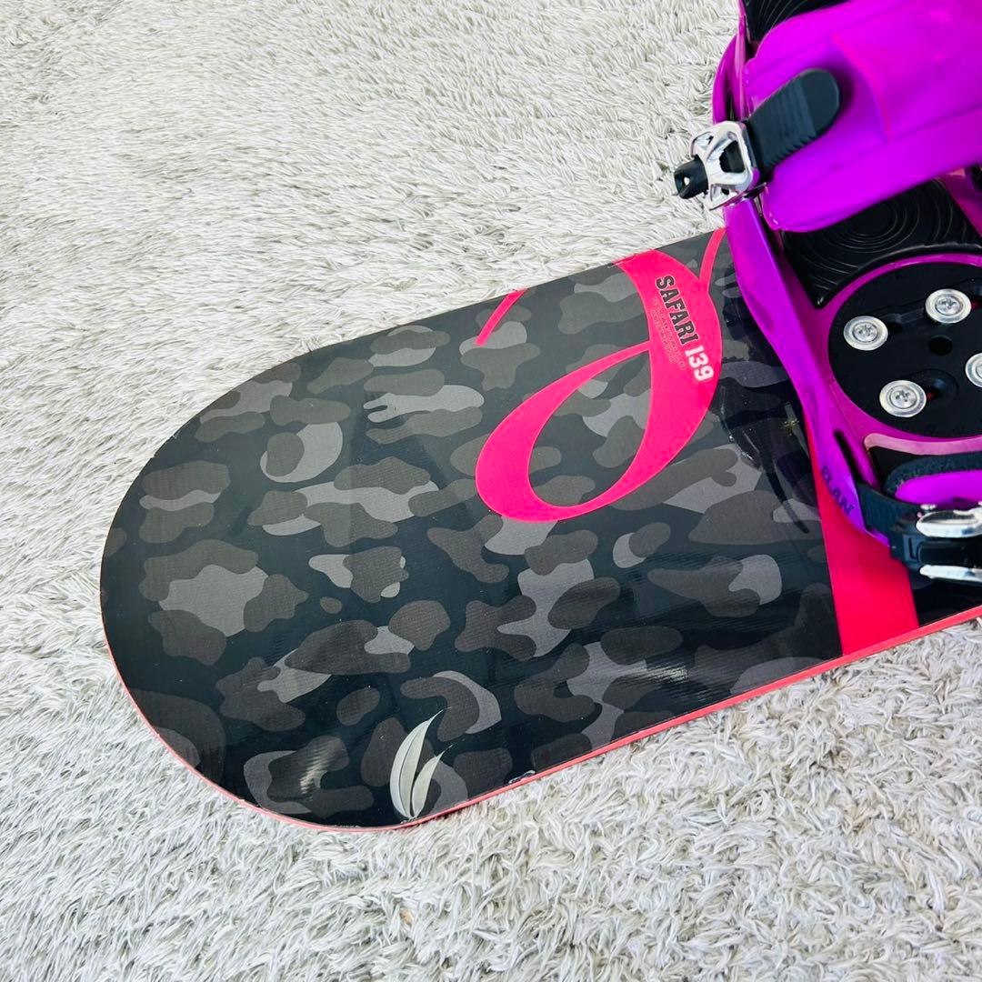 【初心者おすすめ】SAFARI レディース スノーボード セット 139cm