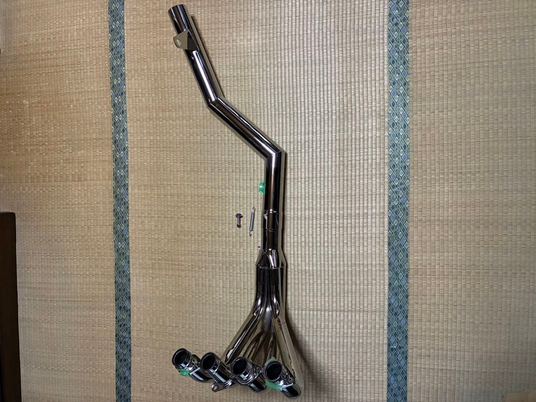 Z900RS用のメッキショート管（60φ）