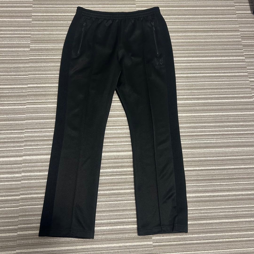 needles×Charcoal TOKYO別注　オールブラックトラックパンツ