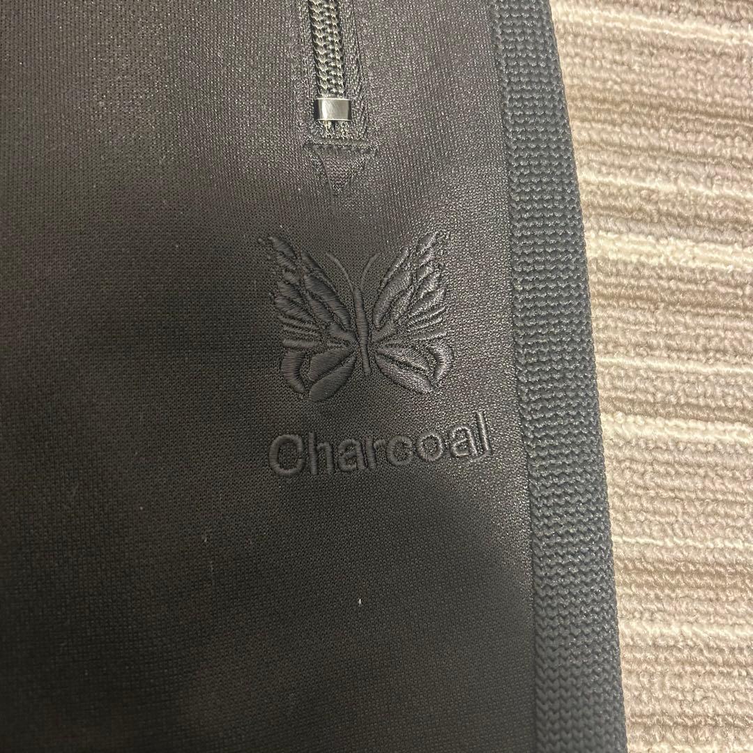 needles×Charcoal TOKYO別注　オールブラックトラックパンツ