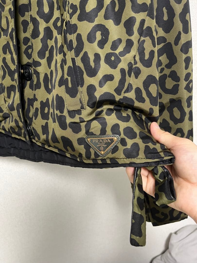prada レオパードジャケット　サイズ40