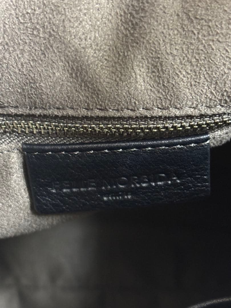 hana　ペッレモルビダ　ワンハンドルバッグ　ブラック