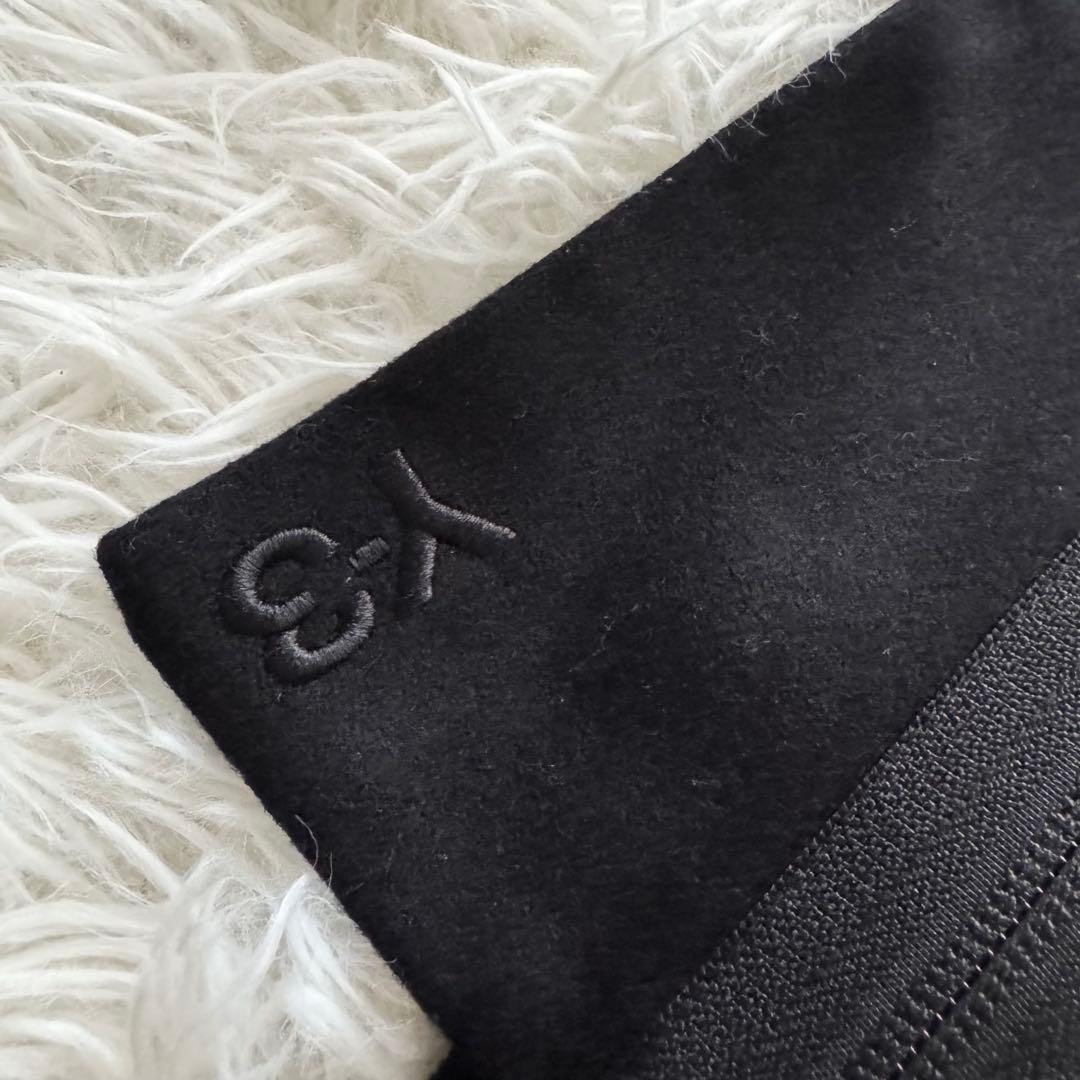 【ワイスリー】ヨウジヤマモト アディダス ハーフパンツ バックジップ S 黒