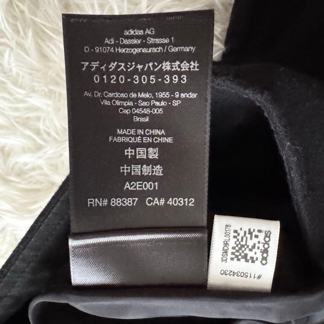 【ワイスリー】ヨウジヤマモト アディダス ハーフパンツ バックジップ S 黒