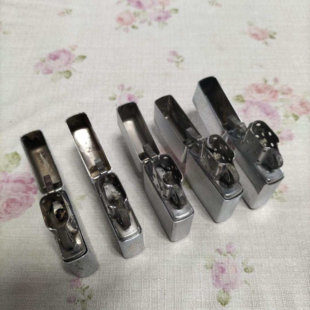 メタル製シルバー長方形オブジェ 5個セット