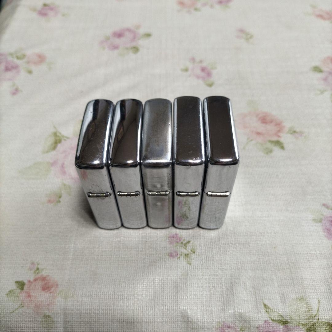 メタル製シルバー長方形オブジェ 5個セット