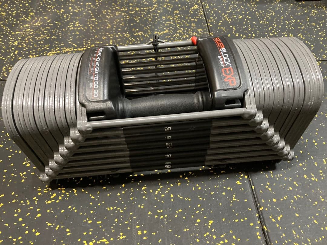 送料無料 ②正規品パワーブロック40kg　可変式ダンベル