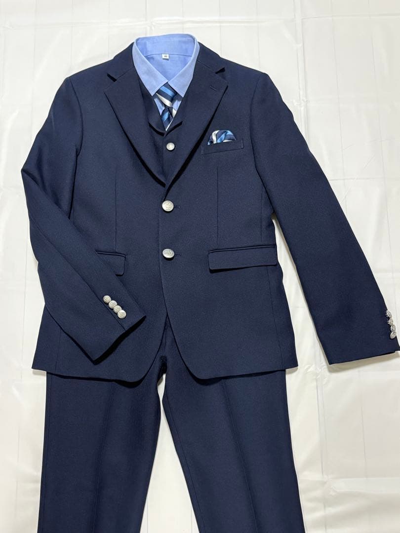 卒業式　男の子　スーツ6点セット　160cm ワンダーファクトリー
