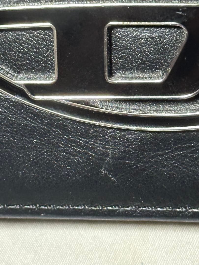 DIESEL 三つ折り財布 ブラック 箱あり