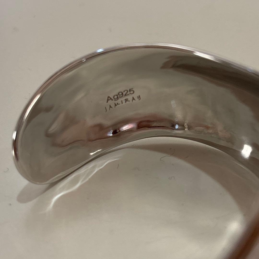 アクセサリー JAMIRAY Wavy Silver Bangle
