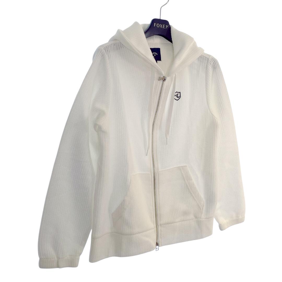 タグ付き未使用品 Callaway シアージップパーカー M ホワイト