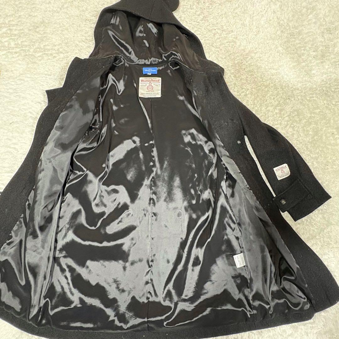 Disney RESORT×HarrisTweed ミッキー　ダッフルコート　L